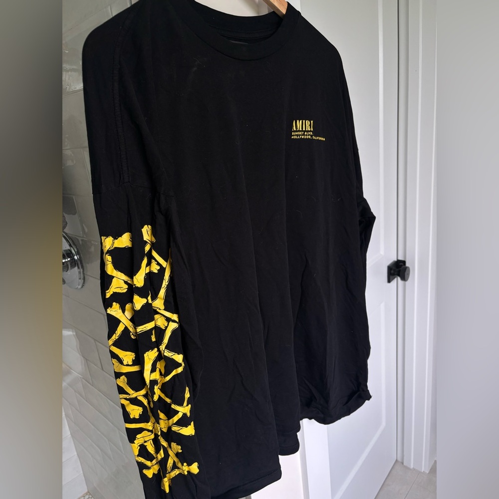 AMIRI Black Crew Neck Shirt